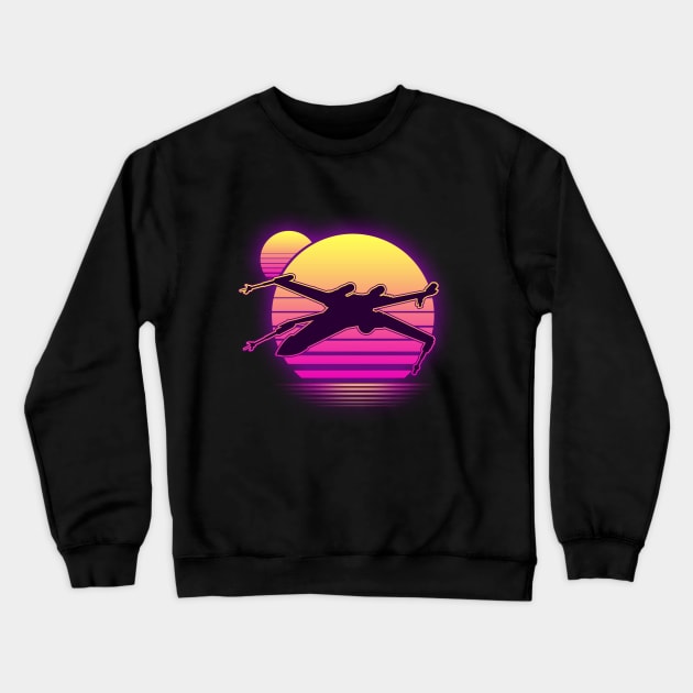 RETRO WING Crewneck Sweatshirt by Ravenseye